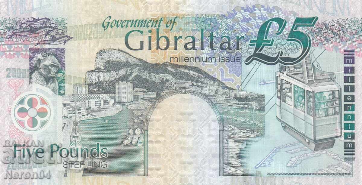 5 λίρες 2000, Γιβραλτάρ με τιμή € 51.45 | 100.63 BGN