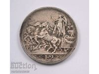 2 lire argint 1914 - Italia › Regele Victor Emmanuel III
