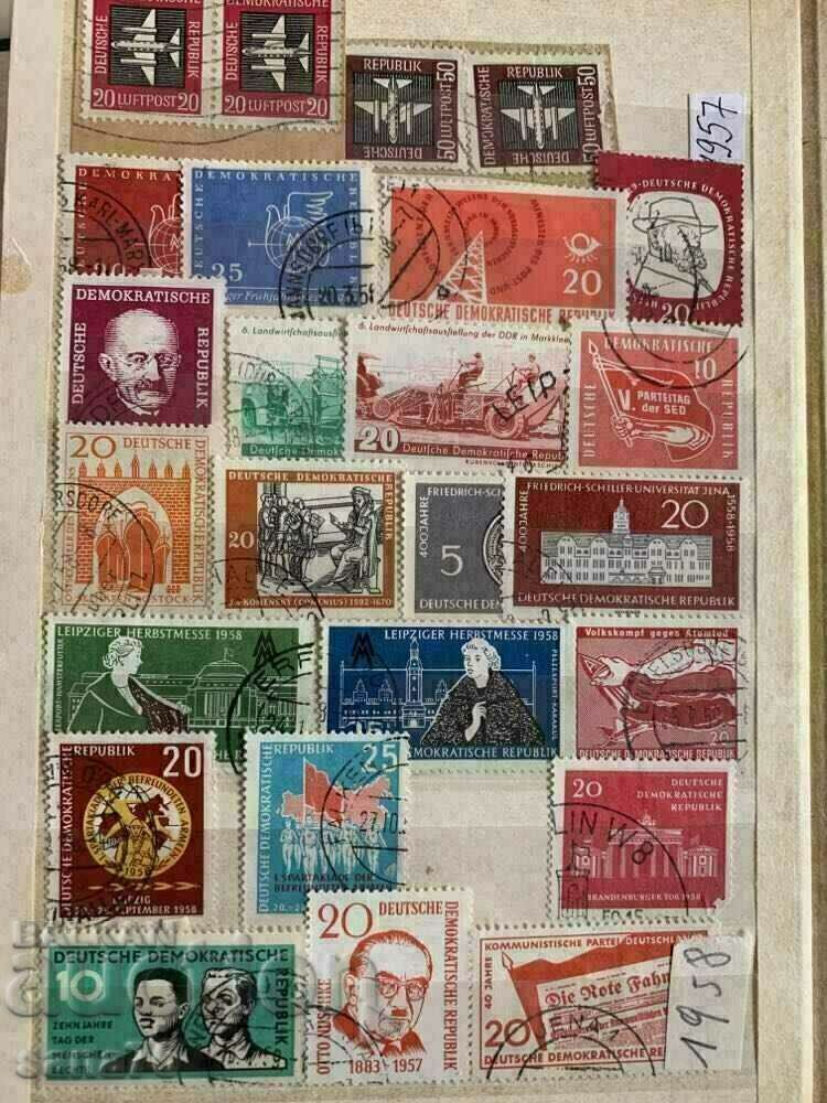 Колекция клеймовани и чисти марки ГДР 1953-1987г-996 бр с цена € 29.00 | 56.72 лв. Колекция клеймовани и чисти марки ГДР 1953-1987г-996 бр с цена € 29.00 | 56.72 лв.