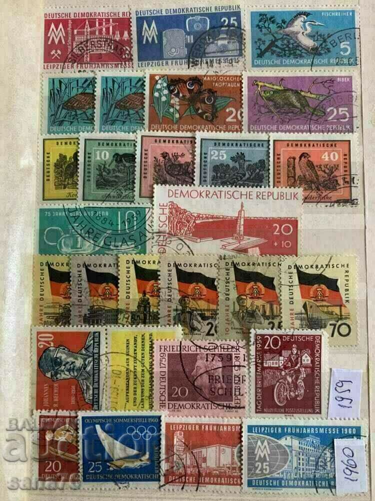 Аукцион Колекция клеймовани и чисти марки ГДР 1953-1987г-996 бр Аукцион Колекция клеймовани и чисти марки ГДР 1953-1987г-996 бр