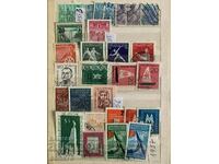 Collection of stamped and clean GDR stamps 1953-1987 - 996 pcs