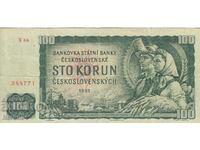 100 de coroane 1961, Cehoslovacia