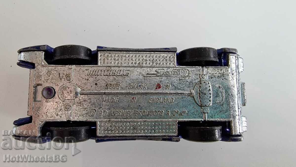 Auction Matchbox No 61B Blue Shark 1971 Auction Matchbox No 61B Blue Shark 1971