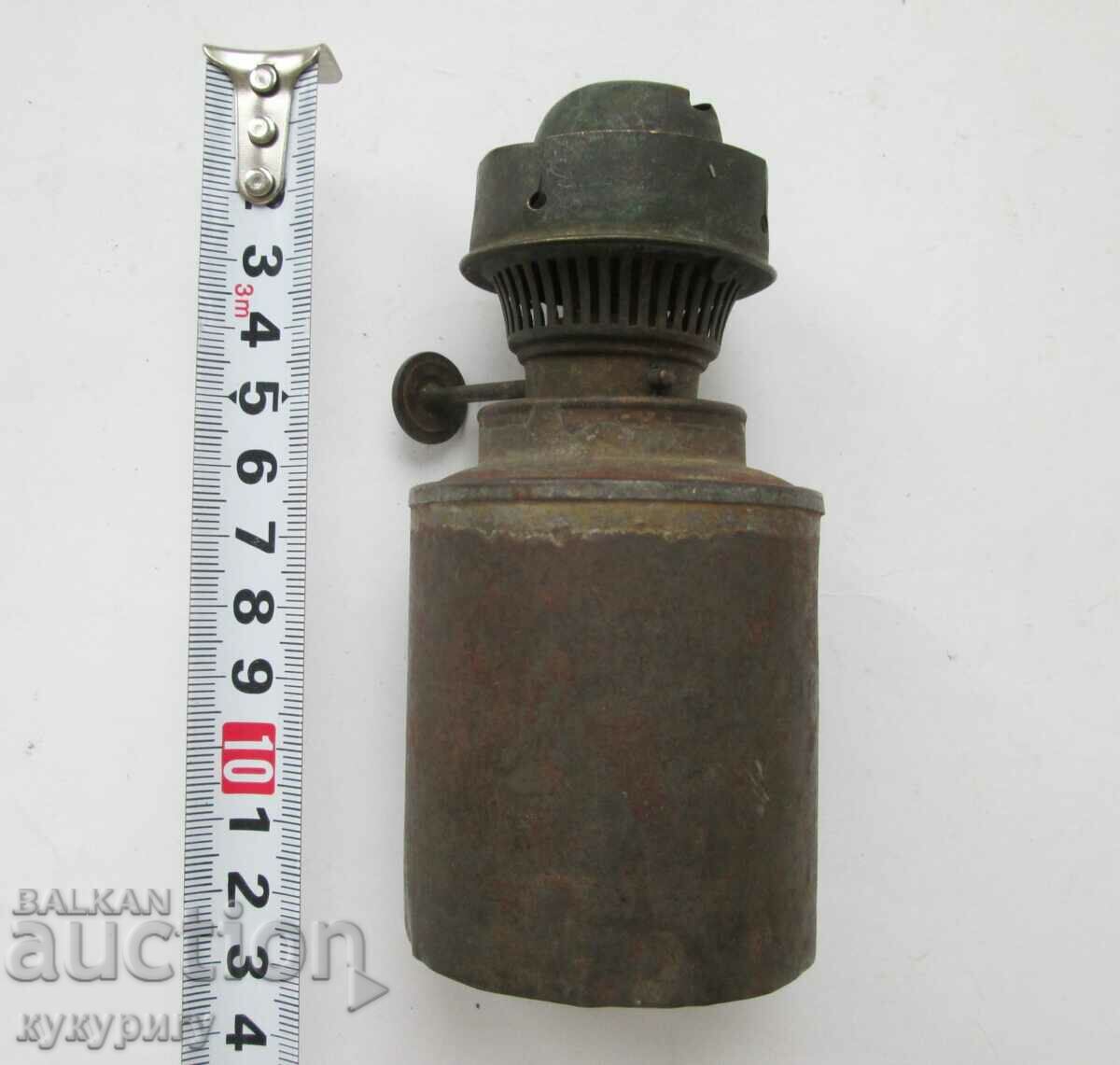 Delivery of Old small portable and table gas lamp from Vienna