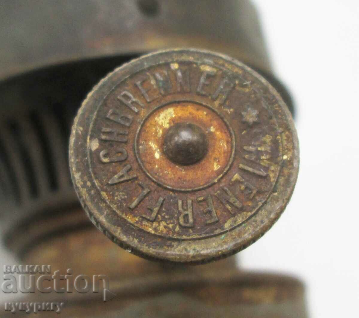 Old small portable and table gas lamp from Vienna - 5