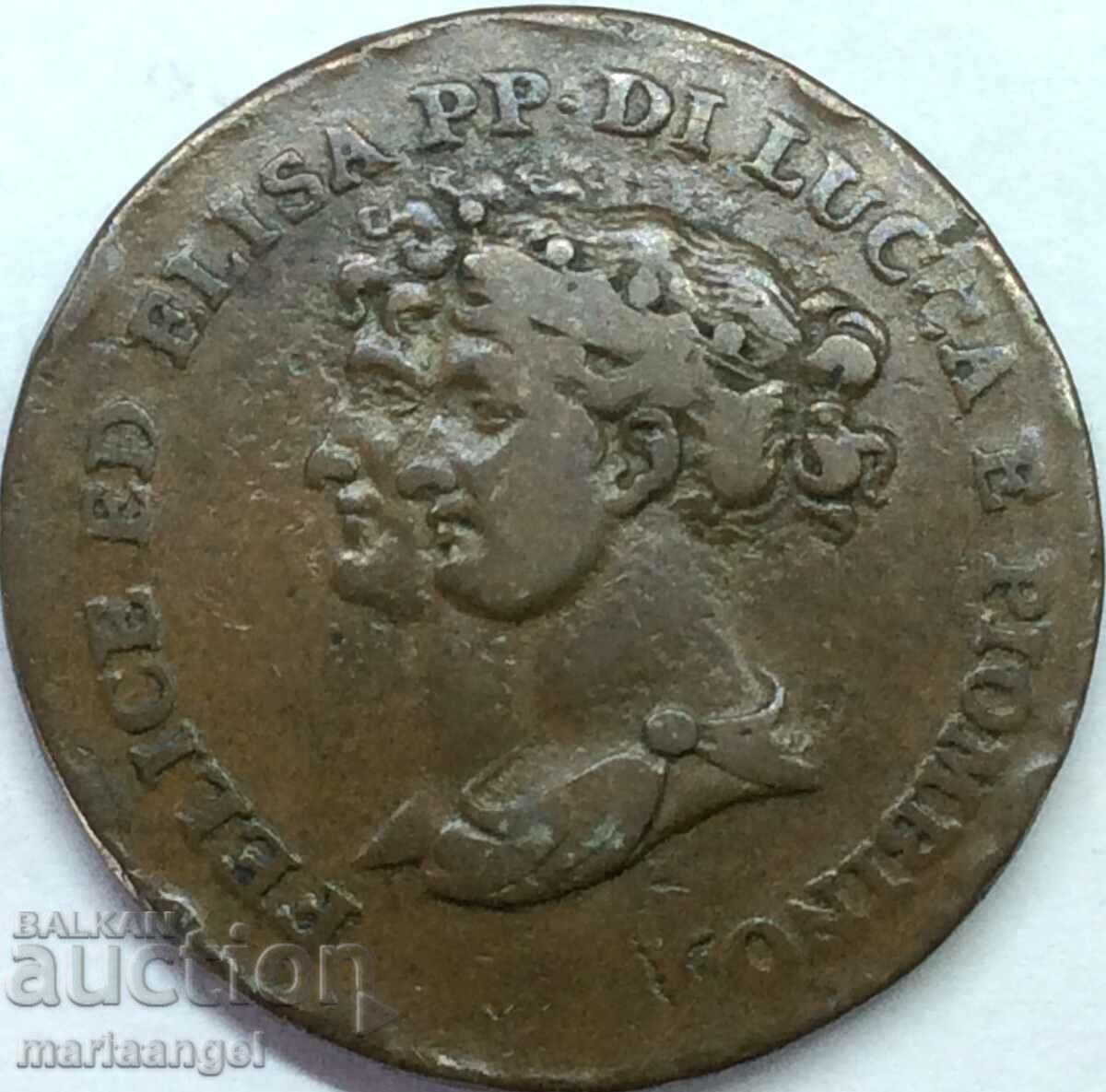 5 centesimi 1806 Italia Luca Elisa Bonaparte