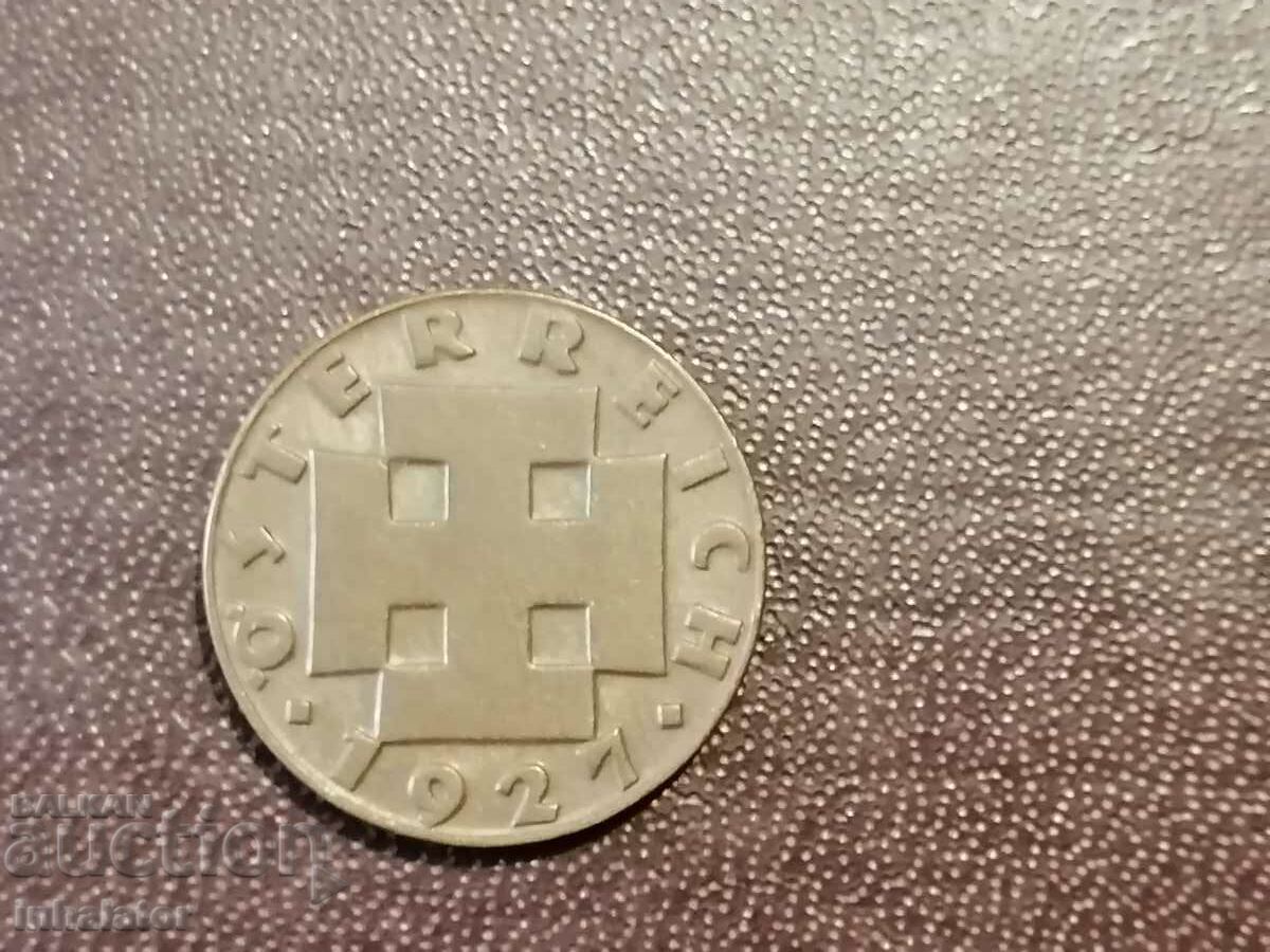 1927 год 2 гроша Австрия