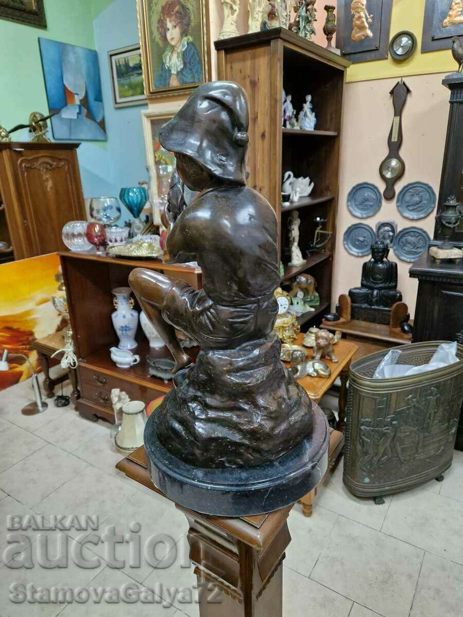 A wonderful antique collectible bronze figure - 6 A wonderful antique collectible bronze figure - 6
