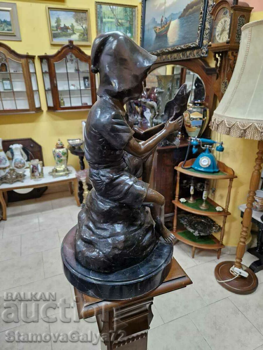 A wonderful antique collectible bronze figure - 7 A wonderful antique collectible bronze figure - 7