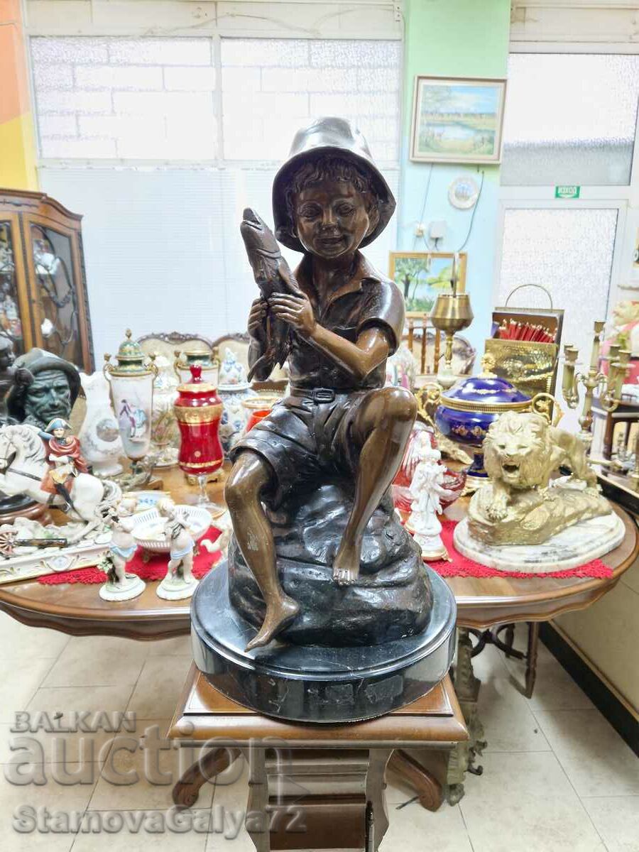 A wonderful antique collectible bronze figure