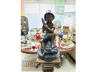 A wonderful antique collectible bronze figure