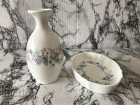 Beautiful vase and saucer
