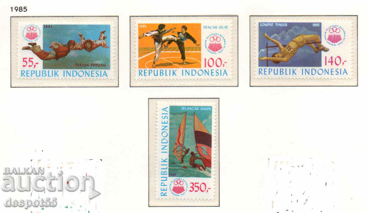 1985. Ινδονησία. Εθνική Εβδομάδα Αθλητισμού, Τζακάρτα.