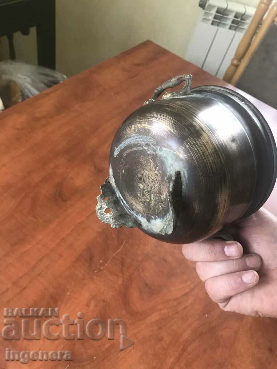 ANTIQUE NON-FERROUS METAL BOWL - 6 ANTIQUE NON-FERROUS METAL BOWL - 6