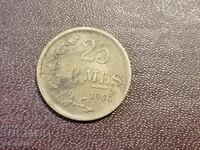 1946 year 25 centimes Luxembourg