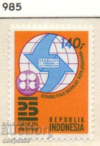 1985. Indonezia. Organizația Țărilor Exportatoare de Petrol.