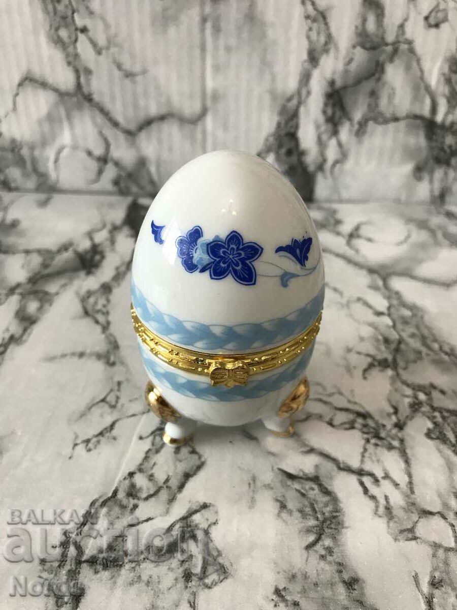 A beautiful porcelain egg