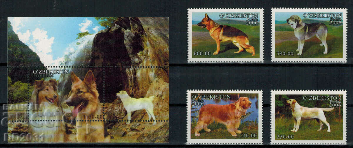 Uzbekistan 2006 - MNH dogs Uzbekistan 2006 - MNH dogs
