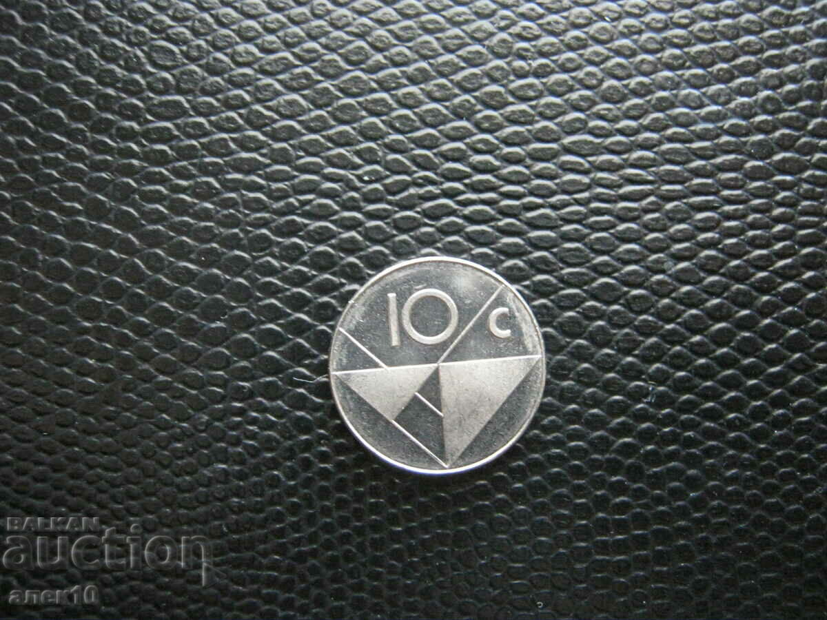 Аруба  10  цент  2001