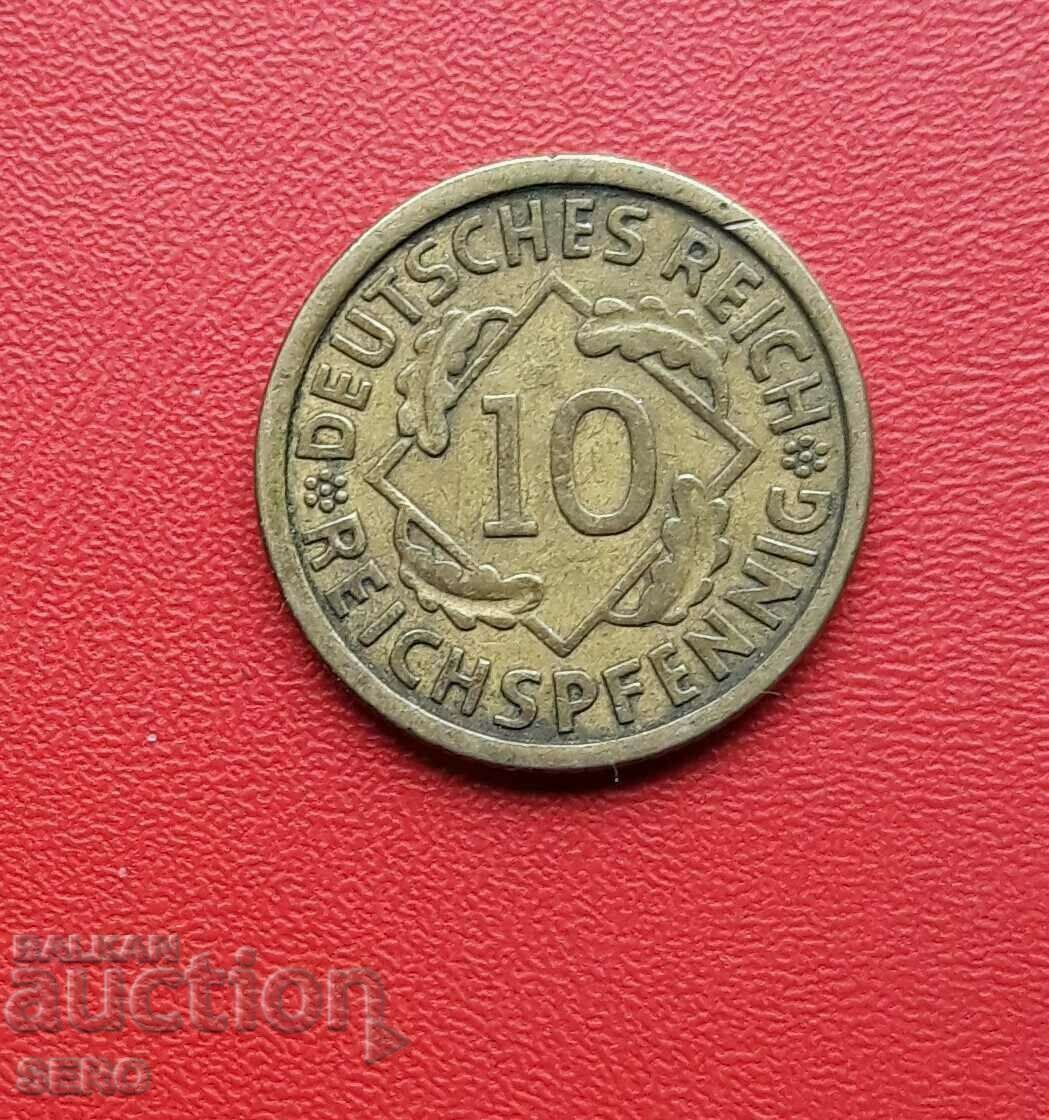 Γερμανία-10 Pfennig 1930 A-Berlin