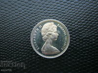 Бахама  5  цент  1970  пруф