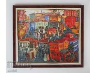 Tsanko Lavrenov "Old Plovdiv", painting