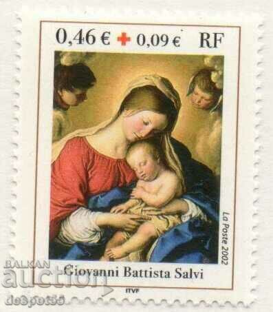 2002. France. Red Cross charity stamp.