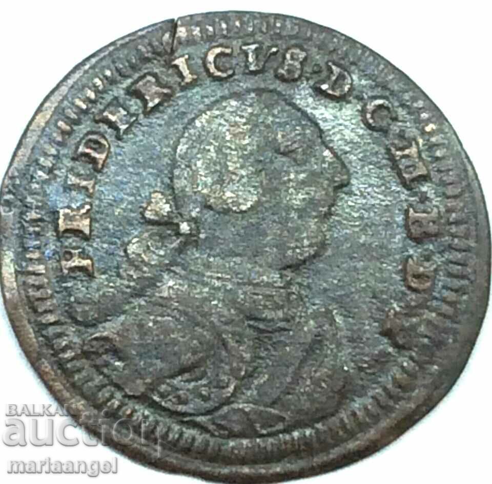 Brandenburg-Beirut 1 Kreuzer 1750 Germania Friedrich II billon