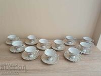 11 Mitterteich Bavarian porcelain coffee cups
