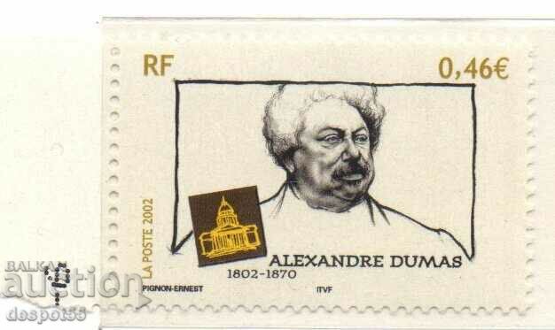 2002. Франция. 200 години от рождението на Александър Дюма.