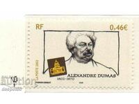 2002. Franţa. 200 de ani de la nașterea lui Alexandre Dumas.