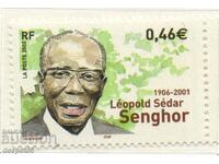 2002 France. One year since the death of Leopold Sedar Senghor