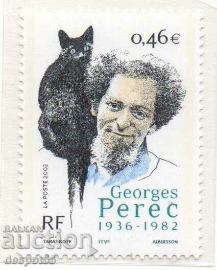 2002. France. 20th anniversary of the death of Georges Perec.