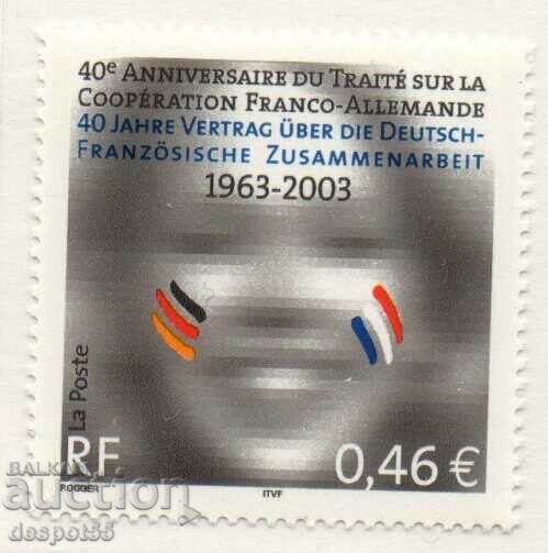 2003. Γαλλία. Η υπογραφή της γαλλογερμανικής συνθήκης.