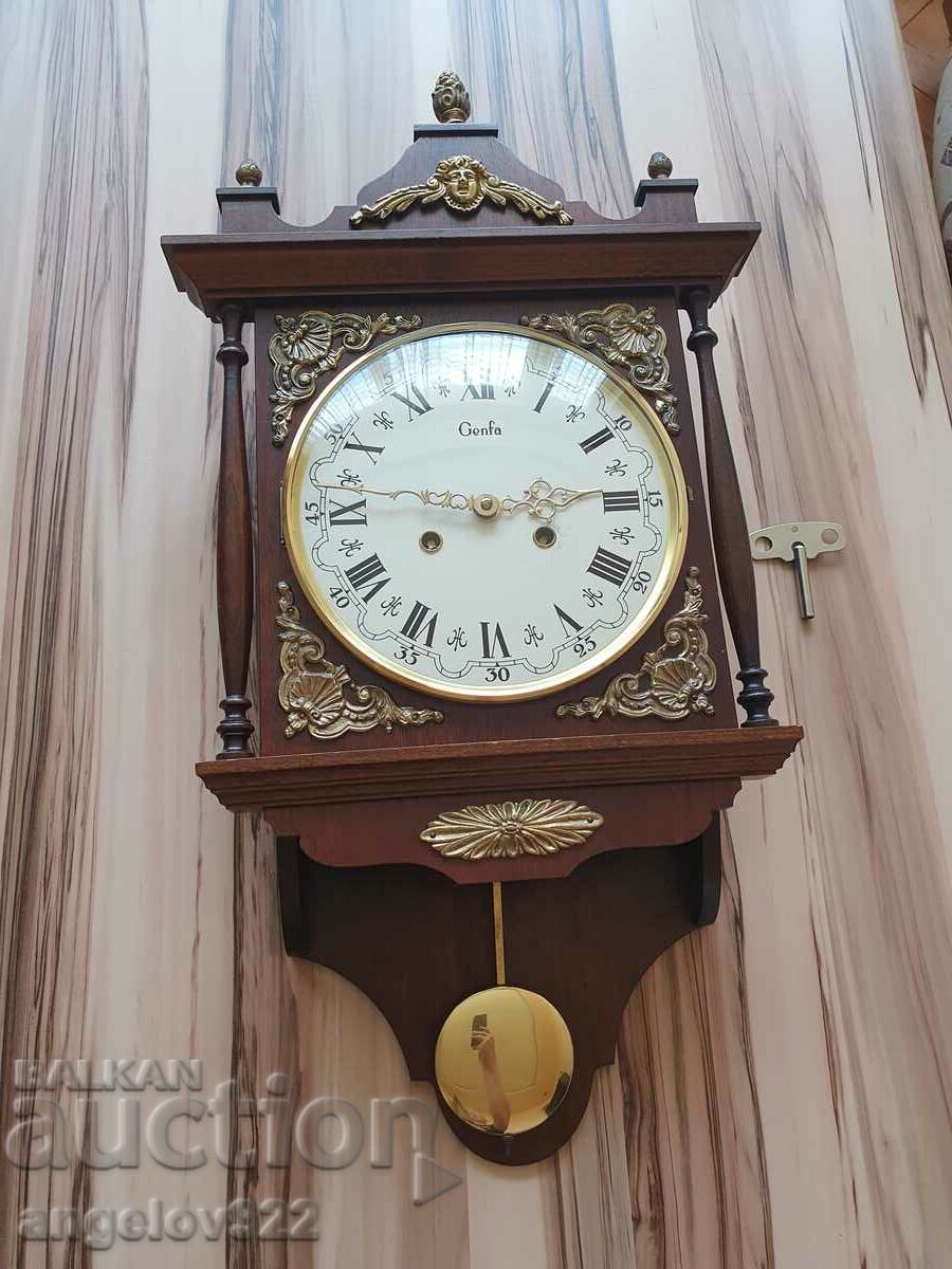 Beautiful German wall clock GENFA