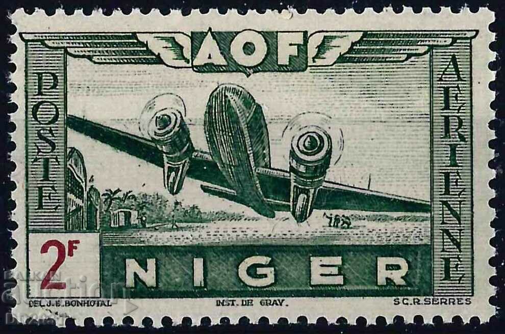 French Niger Colonies 1942 - MNH Aircraft