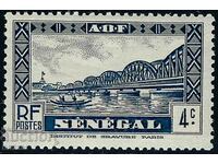 French colonies Senegal 1935 - boats