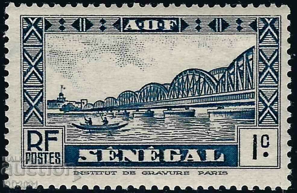 Colonii franceze Senegal 1935 - bărci