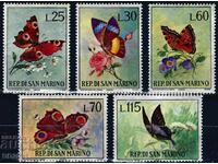 Сан Марино 1963 - пеперуди MNH