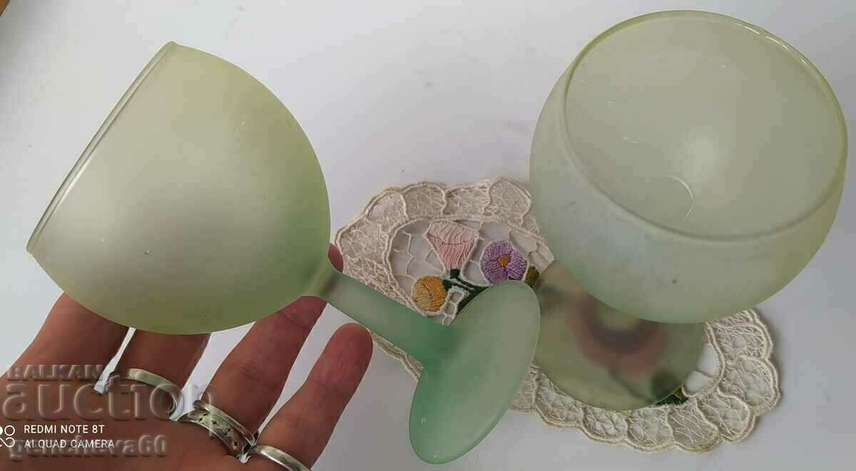 Licitație Pahare de cristal cu scaun inalt