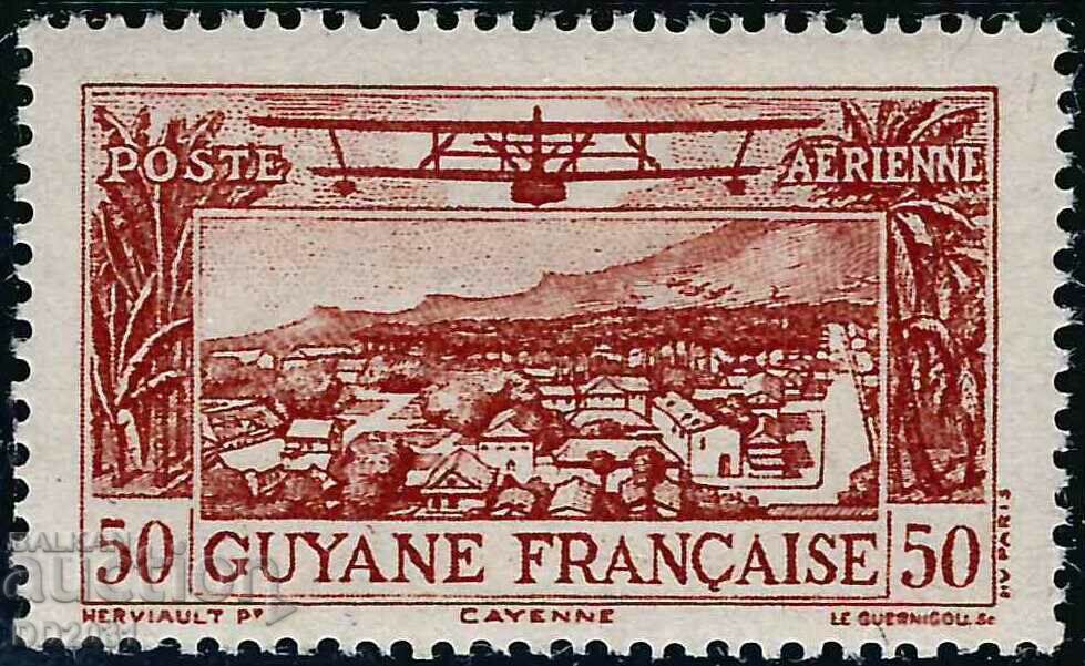 French Guiana Colonies 1933 - MNH Aircraft Views
