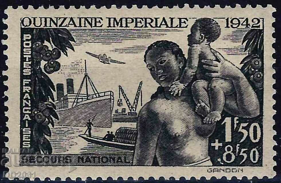 Γαλλία 1942 - Πλοία MNH