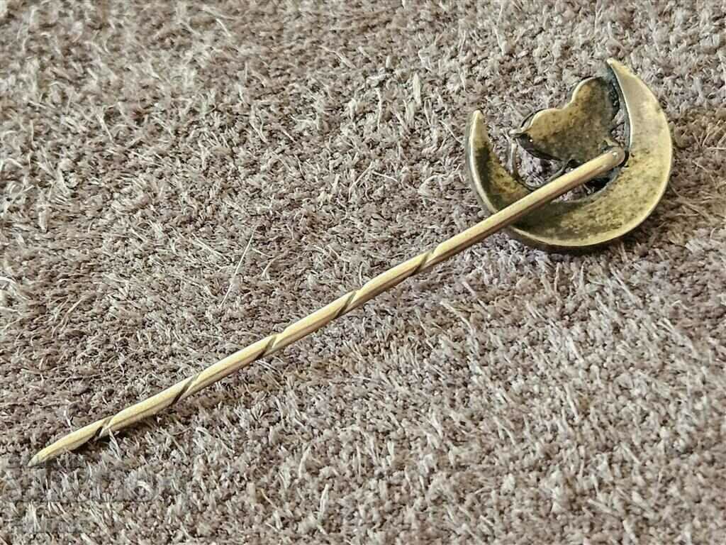 Pin Brooch Ottoman with Hand polished garnets 19th century - 6 Pin Brooch Ottoman with Hand polished garnets 19th century - 6