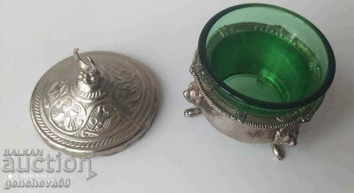 Old three-piece lion-head vessel with price 21.00 BGN | € 10.74 Old three-piece lion-head vessel with price 21.00 BGN | € 10.74