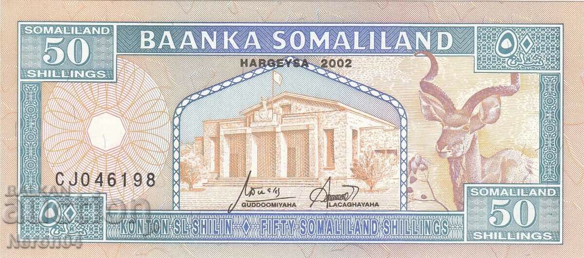 50 de șilingi 2002, Somaliland