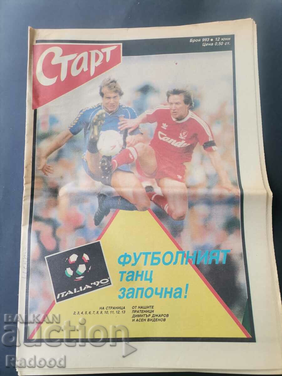 "Start" newspaper. Number 993/1990