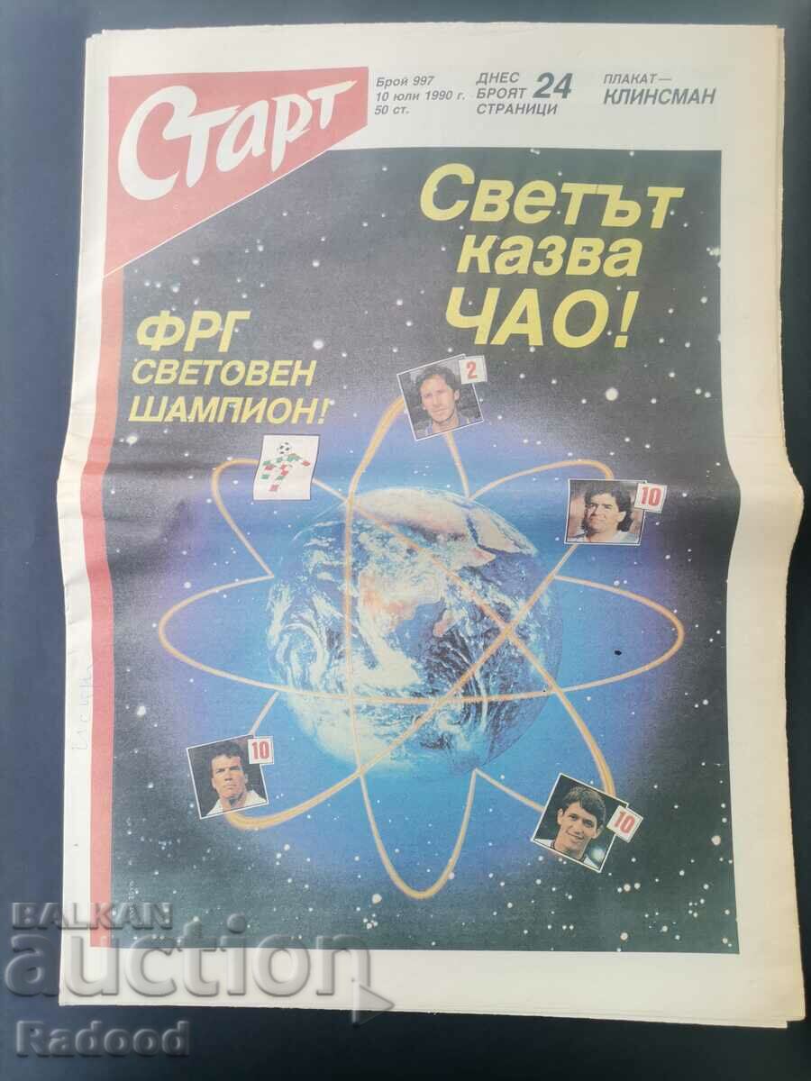 "Start" newspaper. Number 997/1990