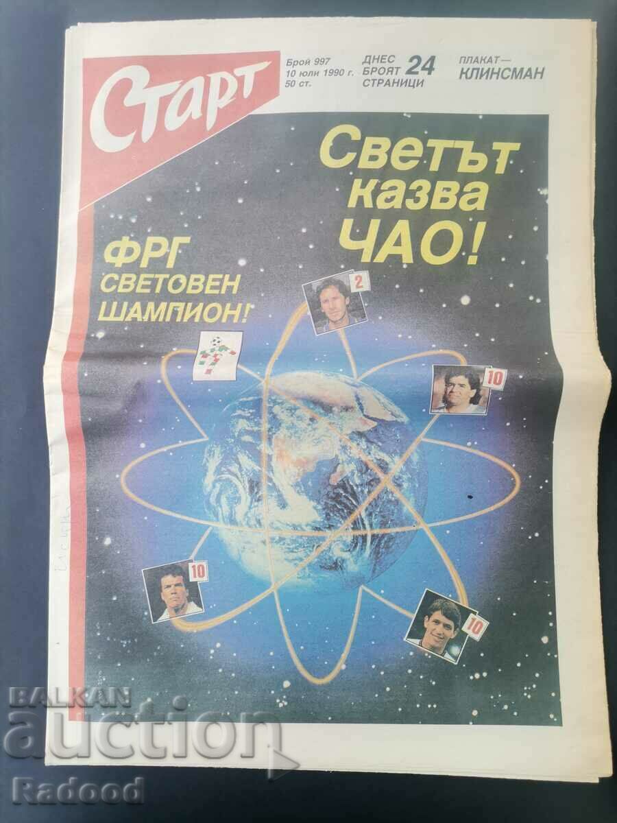 "Start" newspaper. Number 997/1990