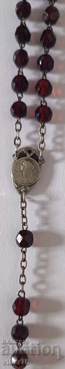 Δημοπρασία Παλιό κομπολόι με πέτρες γρανάτη