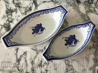 Lot of porcelain trays